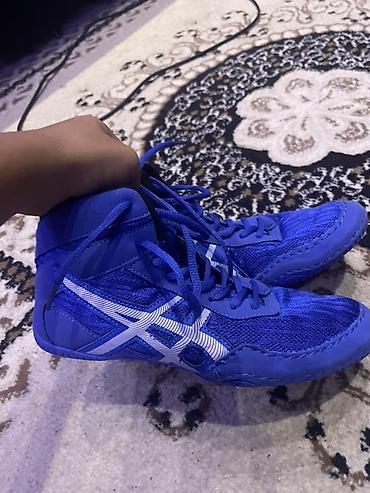 асикс крос: Кроссовки (борцовки) ASICS, синие Размер обуви 39 - Тип: спортивная — 4
