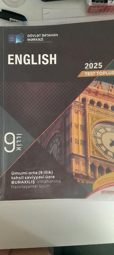Testlər: Məhsul: DİM test topluları və ingilis dili çalışma kitabı dəsti — 1