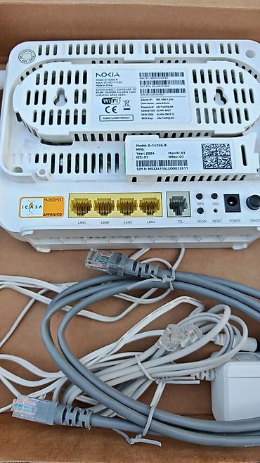 kalonka ev: Nokia G-1425G-B GPON Wi‑Fi router Xüsusiyyətlər: - Model: Nokia — 2