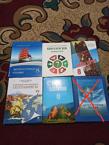 Набор школьных учебников для 7–8 классов. В комплекте: - Литературное
