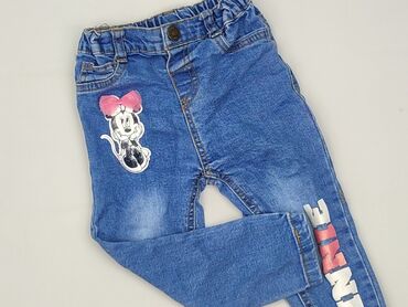 spodenki chlopiece 92: Spodnie jeansowe, Disney, 1.5-2 lat, 92, stan - Idealny