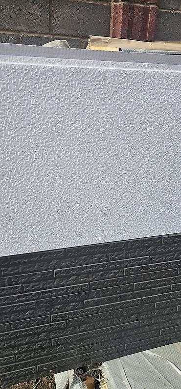 Фасадные сэндвич панели: Продаю сендвич панель три в одном 1)фальга 2) полиуретан — 4