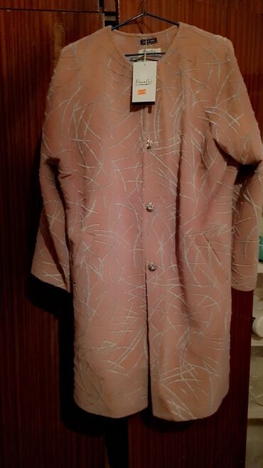 женские длинные пальто: Пальто 0101 Brand, XL (EU 42), цвет - Бежевый