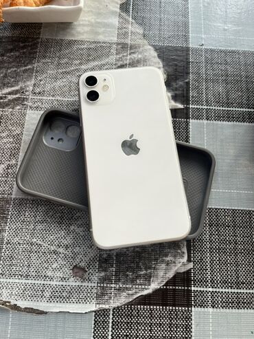 бу аккумулятор: IPhone 11, 128 GB, Ağ, Face ID