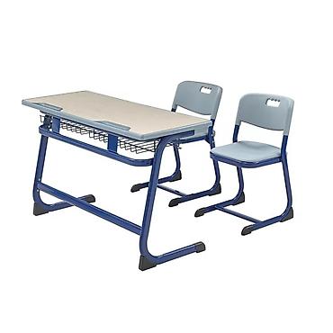 study table: Комплект парты и стула, Новый, Самовывоз, Бесплатная доставка, Платная доставка, цвет - Синий — 1