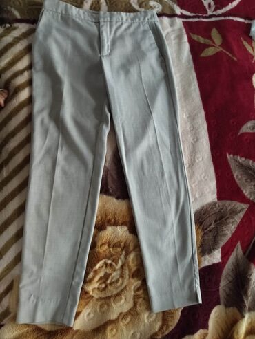 Верхняя одежда: Брюки, Zara, XS (EU 34), цвет - Серый