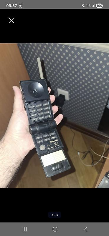 ses dinleyici: Panasonic simsiz/cordless ev telefonu və sekretar aparatlı baza — 3