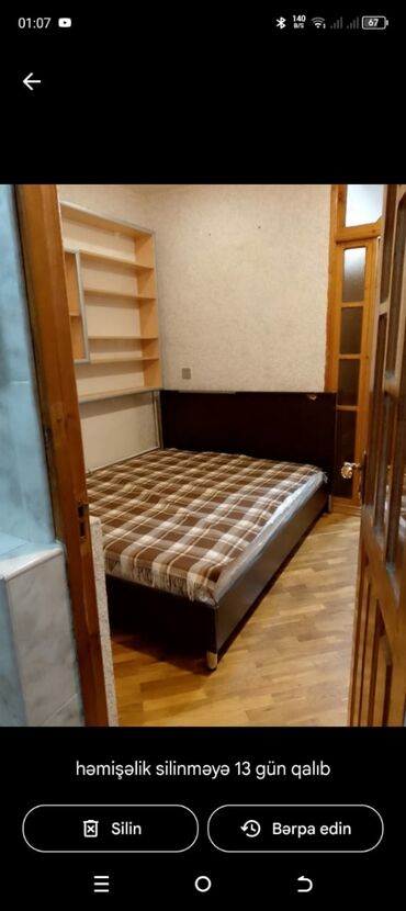 Uzunmüddətli kirayə mənzillər: Kirayə üçün 1 otaqlı mənzil. - Yataq otağı: ikinəfərlik çarpayı -da lalafo.az — 3 Uzunmüddətli kirayə mənzillər: Kirayə üçün 1 otaqlı mənzil. - Yataq otağı: ikinəfərlik çarpayı — 3