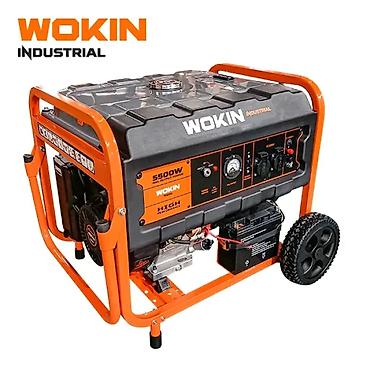 baltalar: WOKIN Benzinli Generator – 5500W (Model 791255) Sənaye tipli — 1