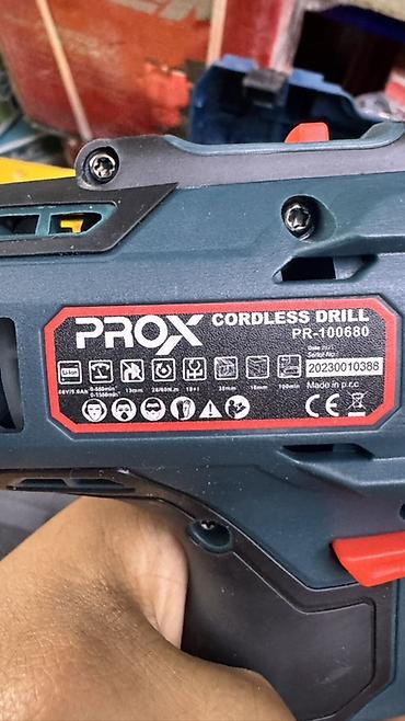 Электроинструменты: Аккумуляторная дрель-шуруповёрт PROX (Cordless Drill PR-100680) в — 6