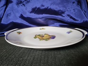 Ostali antikviteti: Kahla porcelanski servirni tanjir 7g.Nemacka. Oval je perfektan — 9