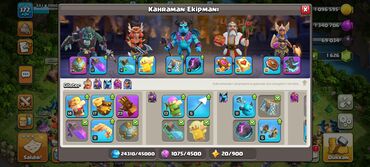 İT, komputerlər, əlaqə: Clash of Clans hesabı – inkişaf etmiş əsas kənd və güclü qəhrəmanlar — 6