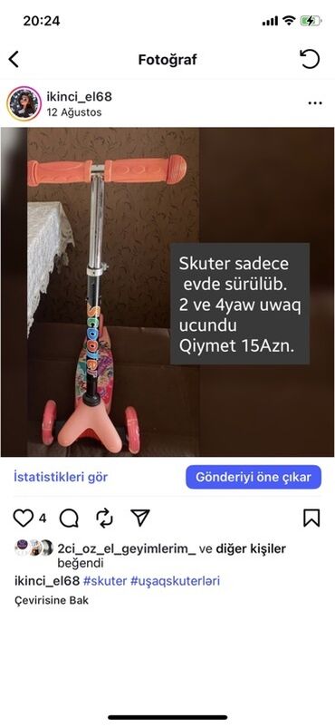 питбайк в баку: Uşaq skuteri – 3 təkərli