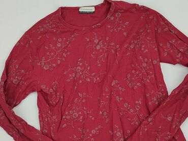 czerwona bluzki z różą: Blouse, C&A, M (EU 38), condition - Good
