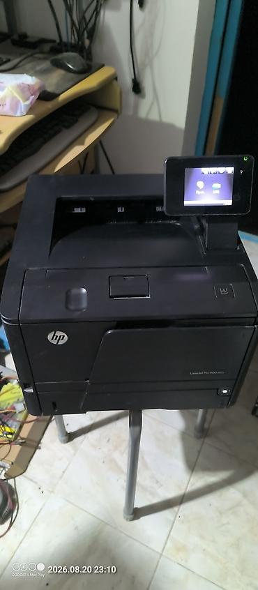 Принтеры: HP LaserJet Pro 400 M401dn — монохромный лазерный принтер с сенсорным — 1