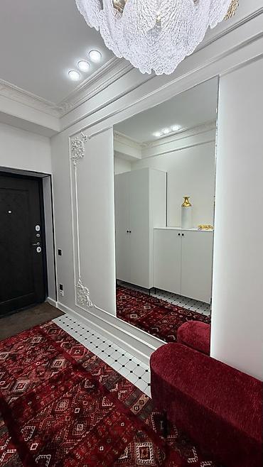 люстра свет: 3 комнаты, 87 м², Асанбай мкр Элитка, 6 этаж, Дизайнерский ремонт — 6