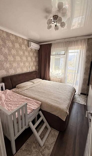 3 комнаты, 61 м², Асанбай мкр 105 серия, 5 этаж, Свежий ремонт