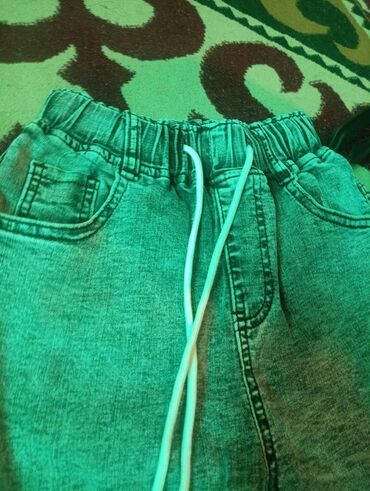 джинсы с подтяжками: Прямые, Китай, На маленький рост