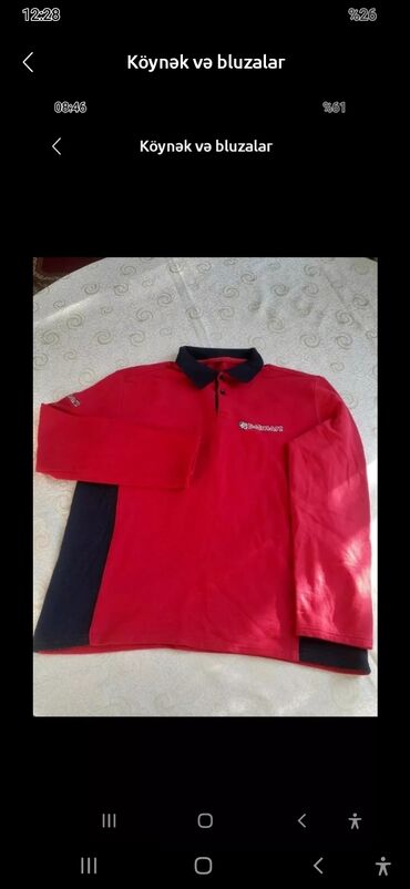 Рубашки и блузы: L (EU 40), цвет - Красный
