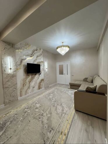 дизель продажа квартир в бишкеке: 1 бөлмө, 43 кв. м, Элитка, 2 кабат, Дизайнердик ремонт