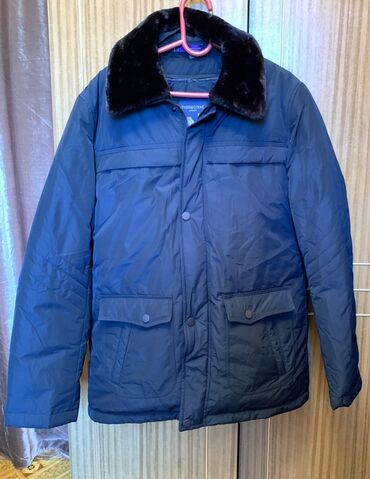 темно синяя зимняя куртка: Куртка 6XL (EU 52), цвет - Синий