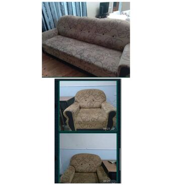 Kreslolar: İşlənmiş, Divan, 2 kreslo