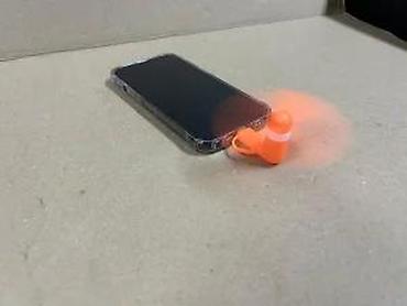 Ostali aksesoari za mobilne telefone: Mini prenosivi ventilator za telefon – “Mini Cool”, narandžaste boje — 18