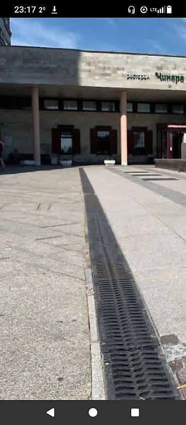 Дождеприемники: Монтаж Пластиковых водоотводных лотков и желобов, СтандартПарк — 11