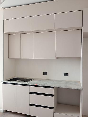 Кухонные гарнитуры: Кухонный гарнитур, Новый, цвет - Серый, ДСП, Бесплатная доставка — 32