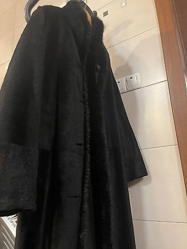 кожа ботинки: Пальто, Классика, Осень-весна, Альпака, Длинная модель, Приталенная модель, L — 6