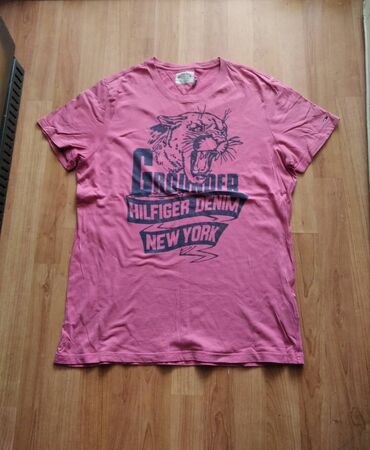 navijacke majice srbija: Short sleeves T-shirt, XL (EU 54), color - Pink, Cotton
