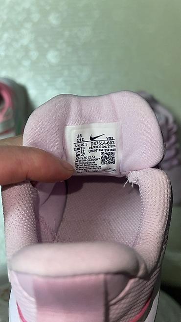 Детская обувь: Цвет - Розовый Кроссовки, Nike, Размер: 28, Для девочек — 3