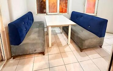 Ресторанная мебель: Kafe restoran uçun 4kompekt divan desti bir dest 159₼ 1deste — 1