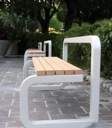 Baštenski nameštaj: Klupa, Metal, Novo — 12