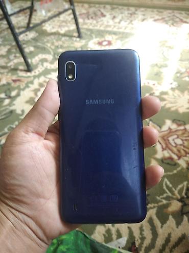 note 14: Samsung Galaxy A10, Б/у, 32 ГБ, цвет - Синий, 2 SIM — 3