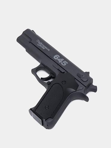 орбизный пистолет: Игрушечный пистолет AirSoft Gun K6D (модель «645») - Тип: пружинный — 6
