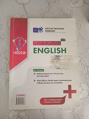 Testlər: Məhsul: DİM “Test Toplusu – English”, I Hissə (2018) Xüsusiyyətlər — 1