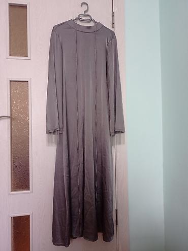 don madelləri: Boz rəngli uzun don - Model: Uzun, axıcı kəsim, A-siluet Bir defe — 1