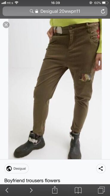 Farmerke: Original Desigual moderne farmerke sa vezenim zakrpama i drugim — 3