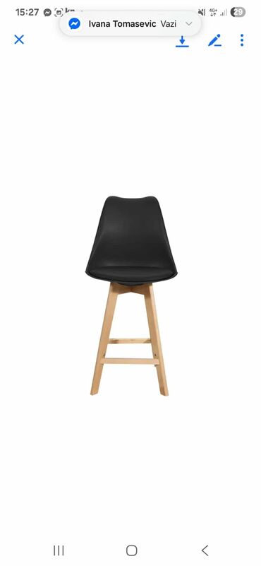 torba za bebine stvari dm: Barska stolica Gaston Crna 10800din Dužina: 56 cm Širina: 48,5 cm