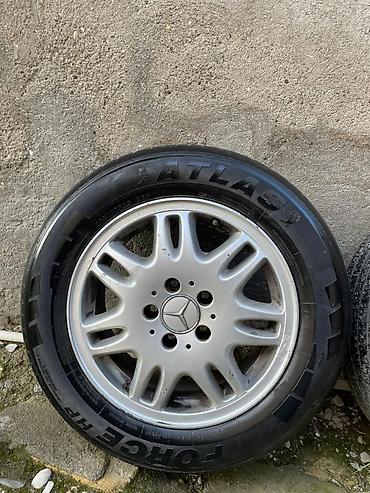 atlas kask: Mercedes-Benz orijinal yüngül lehimli disklər komplekti (4 ədəd) – — 1