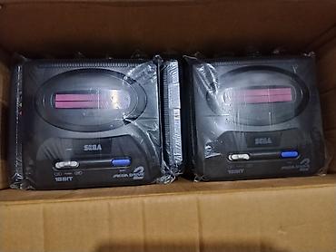 Видео оюндар жана приставкалар: Приставки Сега Мега Драйв 2 (Sega), только "тушки", 12 штук — 2