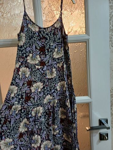 сарафан платье: Повседневное платье, Лето, Длинная модель, Вискоза, Сарафан, S (EU 36)