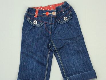 kombinezon hm czarny: Denim pants, Next, 12-18 months, condition - Very good