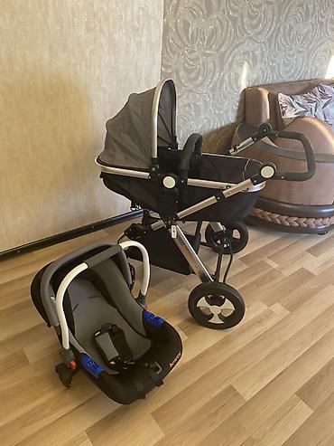 Modullu arabalar: Besrey 2-in-1 uşaq arabası + avtomobil beşiyi (travel system) - — 9