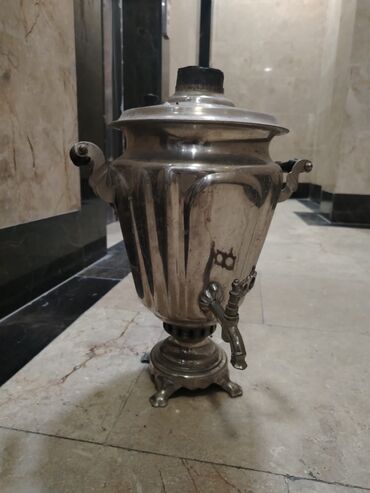 Samovarlar: İşlənmiş Od Samovar, 5 l, Ünvandan götürmə