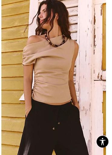 pull and: Топ, Трикотаж, Асимметричная модель, Новый, L — 1