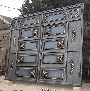 baxım dəsti: Dekorativ dəmir darvazalar - Material: qalın metal/profil — 1