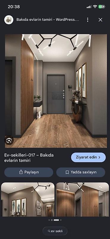Dizayn, layihə: Ev tam temirlidir icerisinde her seyi var gir yasa yanliz qiz — 3