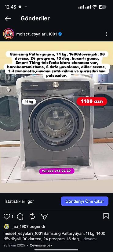 sok masini: Paltaryuyan maşın 8 kq, Yeni, Pulsuz çatdırılma — 10